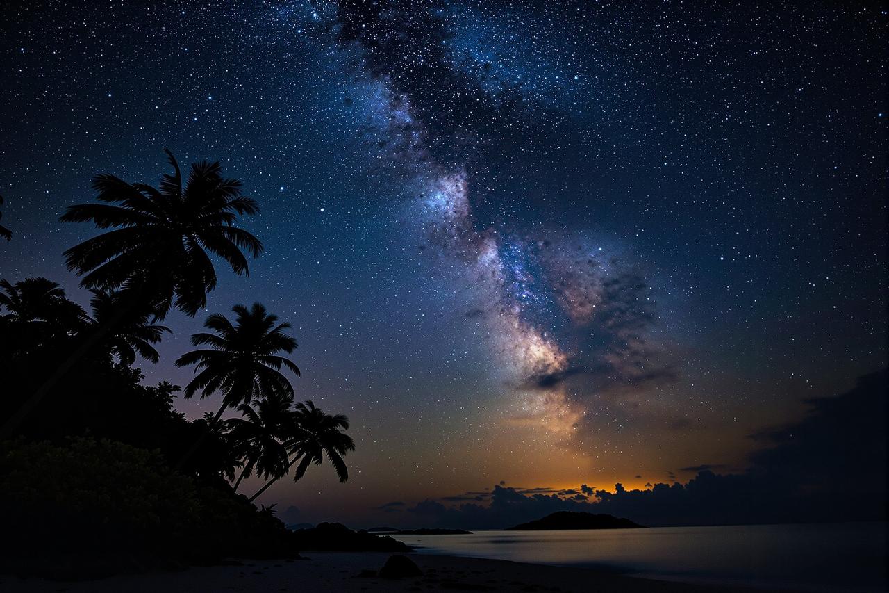 延时摄影：马尔代夫星空